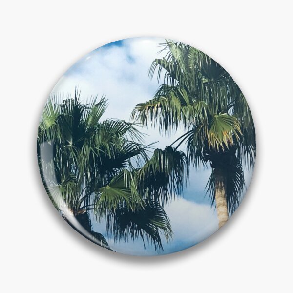 Item preview, Palm Trees In Sky With Big White Clouds designed and sold by DEC02.
