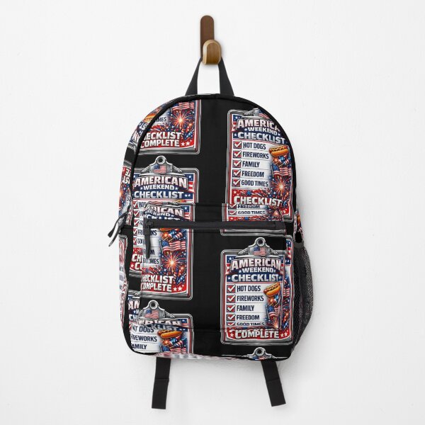 Item preview, American Weekend Checklist 4th of July Gift designed and sold by XYZ Studio.