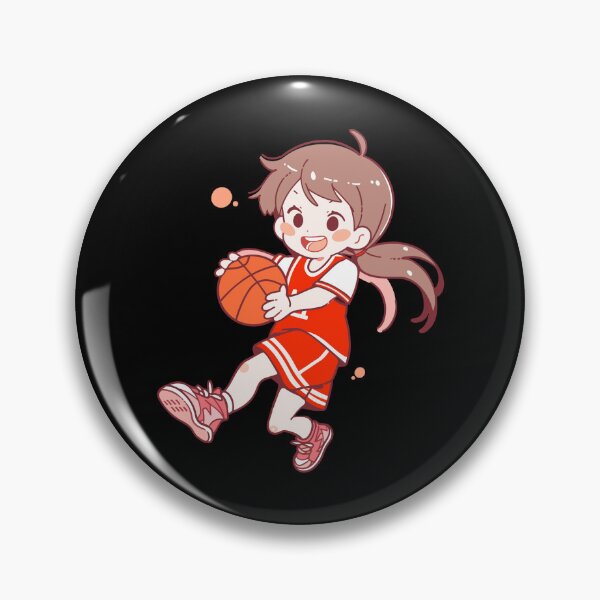 Item preview, Cute Anime Girl Basketball Player designed and sold by debbiebento.