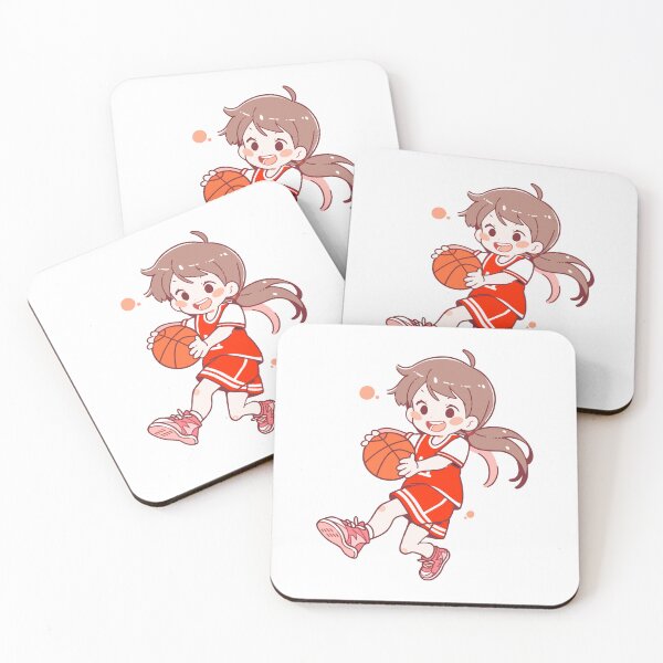 Item preview, Cute Anime Girl Basketball Player designed and sold by debbiebento.