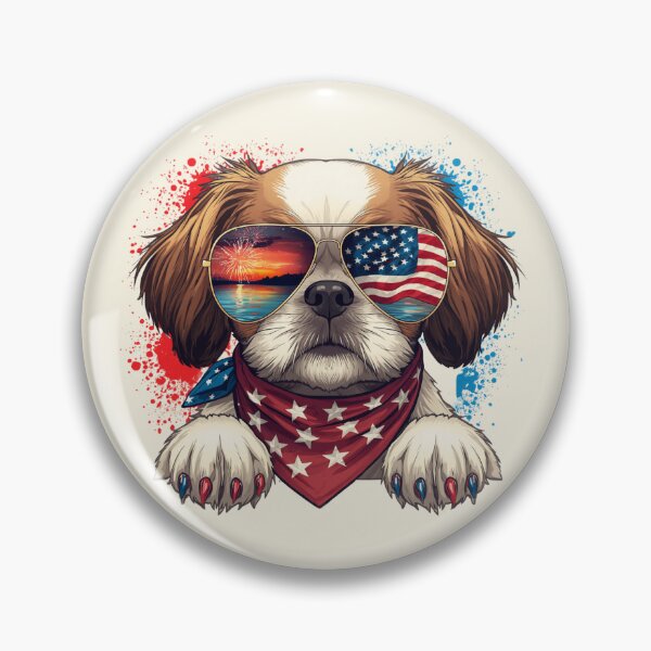 Artikelvorschau, Patriotischer Shih Tzu entworfen und verkauft von BKDIGITALSHOP.