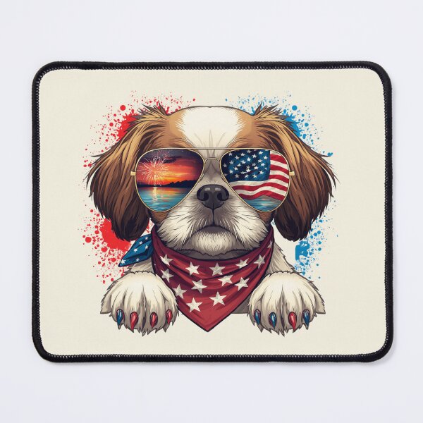 Artikelvorschau, Patriotischer Shih Tzu entworfen und verkauft von BKDIGITALSHOP.