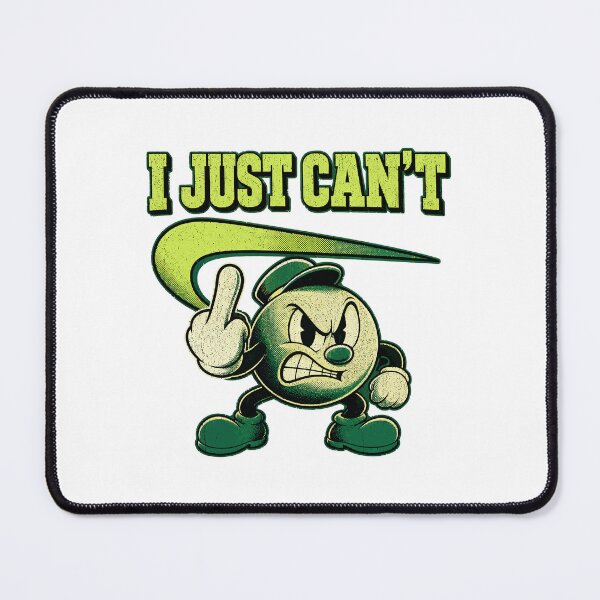 Item preview, Style with Upside-Down Swoosh and I just can't do it designed and sold by Artistikastore.