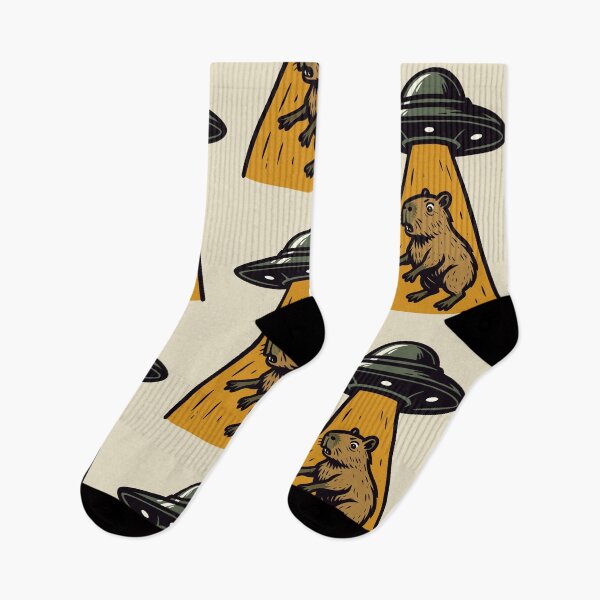 Item preview, Capybara Being Abducted By Aliens designed and sold by Ghost on Toast.