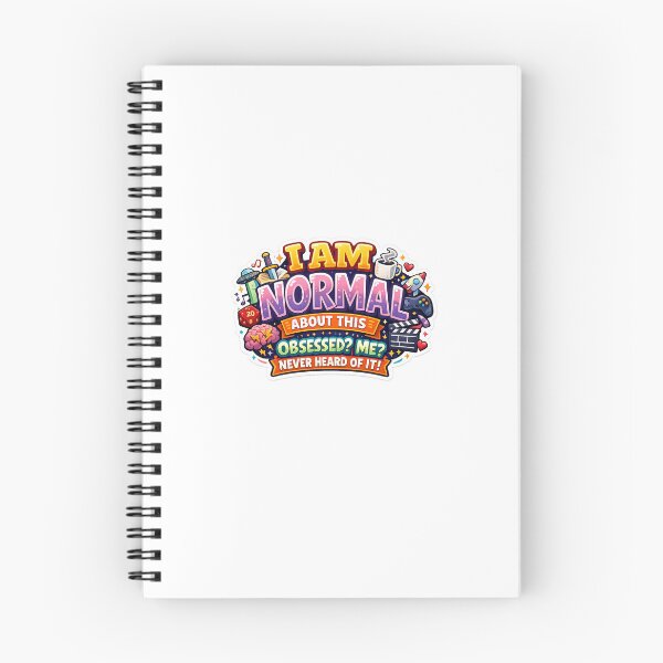 Item preview, I Am Normal About This – Funny Hyperfixation Sticker designed and sold by Kemetic Studio.