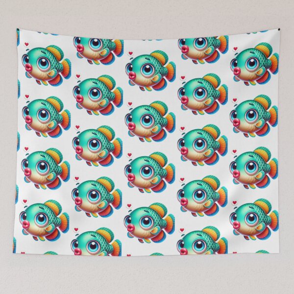 Item preview, Adorable Kissing Gourami Fish designed and sold by Sillytoe.