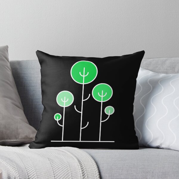 Item preview, Árboles verdes de estilo moderno de mediados de siglo designed and sold by P9Designs.