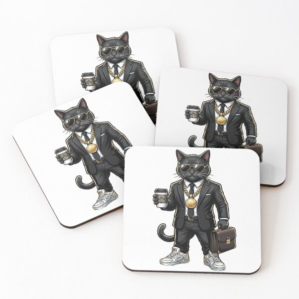 Item preview, Boss Cat Corporate Streetwear Funny Entrepreneur T-Shirt Art designed and sold by Presshue.