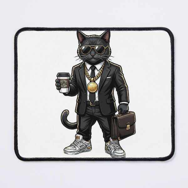 Item preview, Boss Cat Corporate Streetwear Funny Entrepreneur T-Shirt Art designed and sold by Presshue.