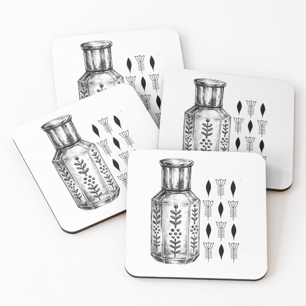 Item preview, Traditional Emirati Perfume Bottle Pattern designed and sold by nuskhah UAE.