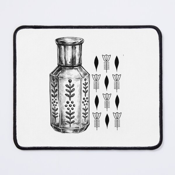 Item preview, Traditional Emirati Perfume Bottle Pattern designed and sold by nuskhah UAE.