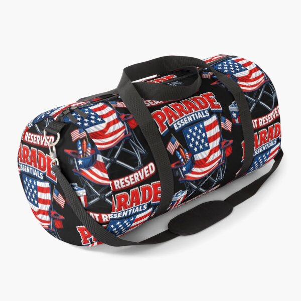 Item preview, Parade Essentials Seat Reserved Funny Patriotic 4th Of July American Flag Chair designed and sold by XYZ Studio.