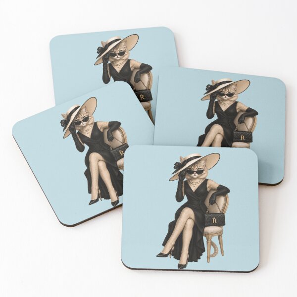 Item preview, Regina Takes Her Seat – Elegant Fashion Cat designed and sold by Caradestrella.