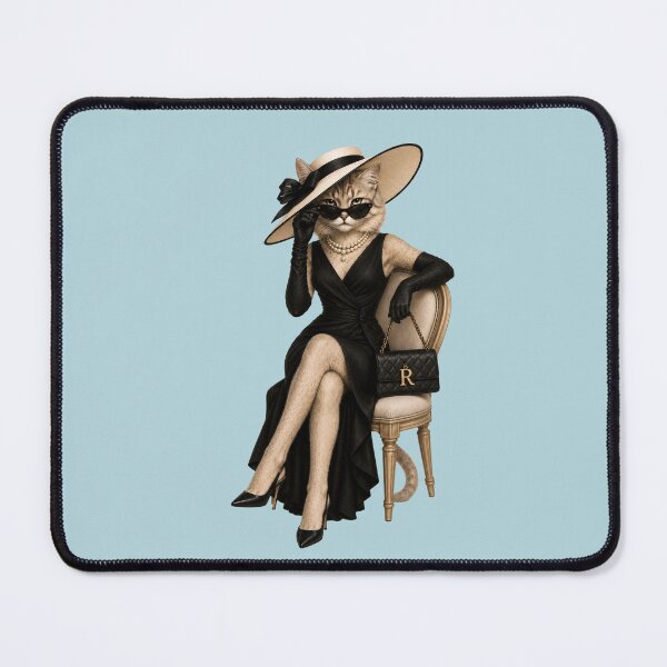 Item preview, Regina Takes Her Seat – Elegant Fashion Cat designed and sold by Caradestrella.
