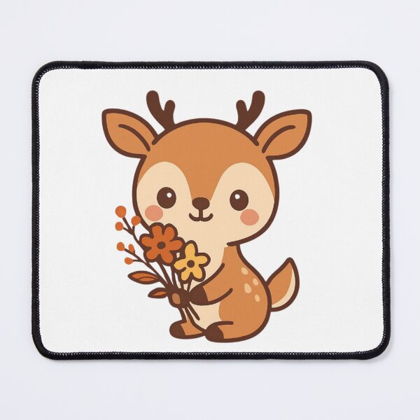 Item preview, Bloom Where You Are Deer - Forest Kawall Sticker designed and sold by foryouandyours.