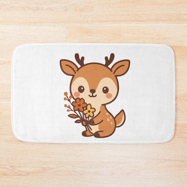 Item preview, Bloom Where You Are Deer - Forest Kawall Sticker designed and sold by foryouandyours.