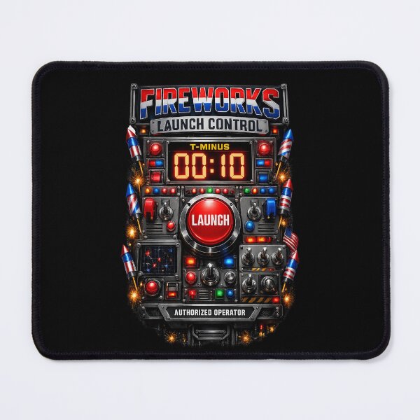 Item preview, Fireworks Launch Control 4th of July Gift designed and sold by XYZ Studio.