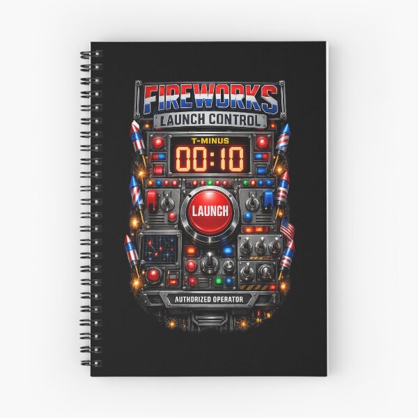 Item preview, Fireworks Launch Control 4th of July Gift designed and sold by XYZ Studio.