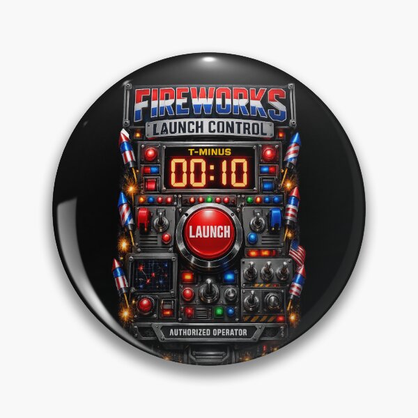 Item preview, Fireworks Launch Control 4th of July Gift designed and sold by XYZ Studio.