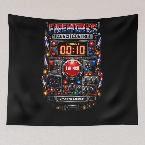 Item preview, Fireworks Launch Control 4th of July Gift designed and sold by XYZ Studio.