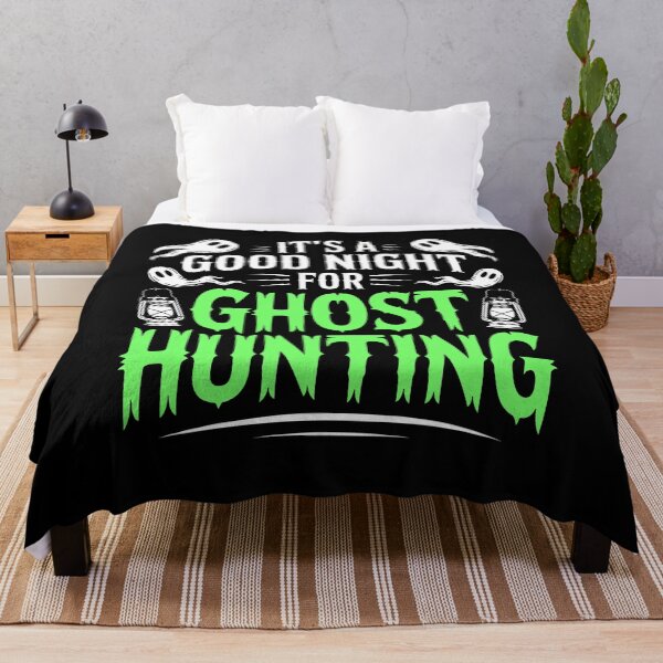 Item preview, It's a Good Night for Ghost Hunting Paranormal Investigator Halloween Gift designed and sold by Say It With Ink.