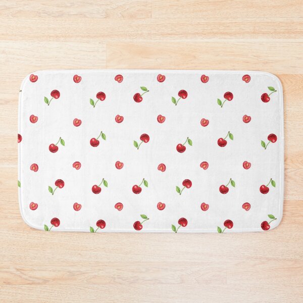 Item preview, Watercolor Ripe Red Cherry Fruit Pattern designed and sold by pola-pola.