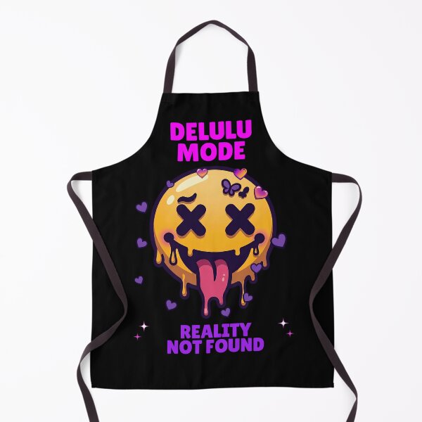 Item preview, Delulu Mode Reality Not Found Funny Melting Emoji Design designed and sold by Y2kSurge.