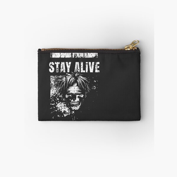 Item preview, Stay Alive Distressed Grunge Skull designed and sold by ERODED SELF.
