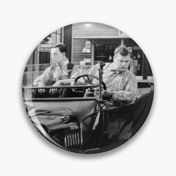 Item preview, Buster Keaton The Garage Roscoe Arbuckle designed and sold by collageDP.