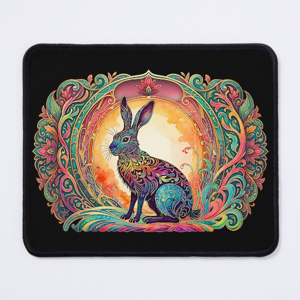 Item preview, Antique Bunny with Retro Vibe designed and sold by LaRoach Digital Arts.