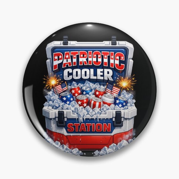 Item preview, patriotic cooler station 4th of July Gift designed and sold by XYZ Studio.