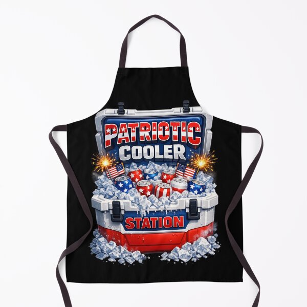 Item preview, patriotic cooler station 4th of July Gift designed and sold by XYZ Studio.