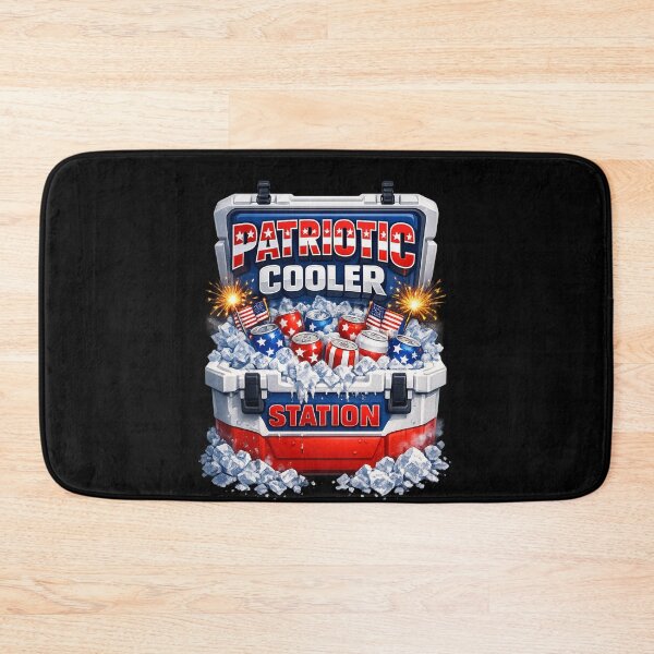 Item preview, patriotic cooler station 4th of July Gift designed and sold by XYZ Studio.