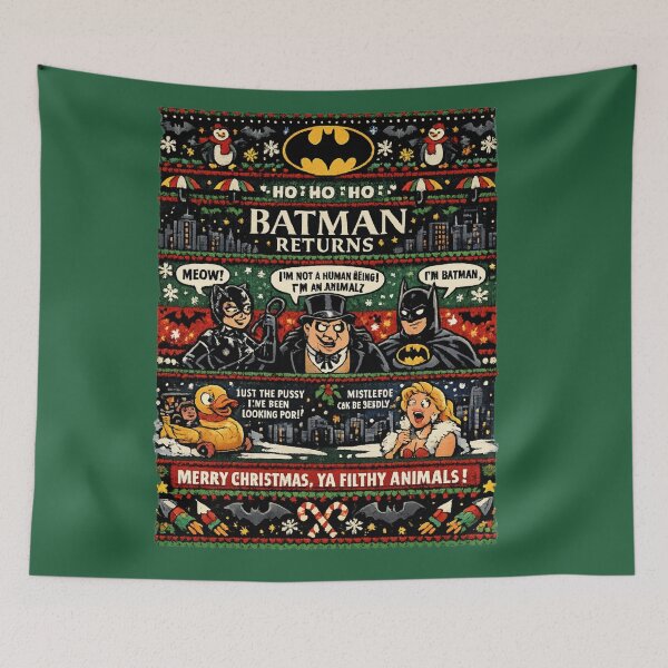 Item preview, Batman Returns Christmas Sweater Design designed and sold by Nathan28ings.