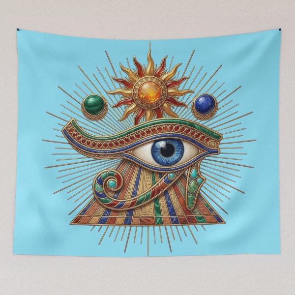 Item preview, Eye of Horus Sacred Symbol | Ancient Egyptian Mysticism and Spiritual Protection Art designed and sold by Queen Cleopatra.