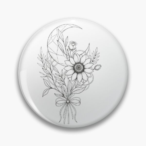 Item preview, Moon Flower designed and sold by Noxis Minimalist.