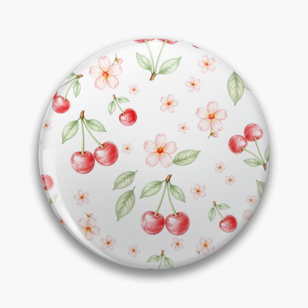 Item preview, Cherry Blossom Orchard Watercolor Pattern designed and sold by pola-pola.
