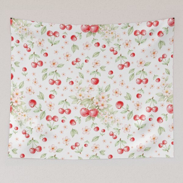 Item preview, Cherry Blossom Orchard Watercolor Pattern designed and sold by pola-pola.