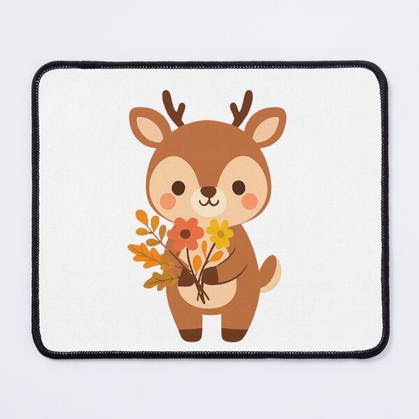 Item preview, Bloom Where You Are Deer - Forest Kawall Sticker designed and sold by foryouandyours.