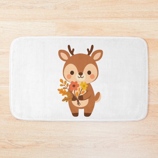 Item preview, Bloom Where You Are Deer - Forest Kawall Sticker designed and sold by foryouandyours.