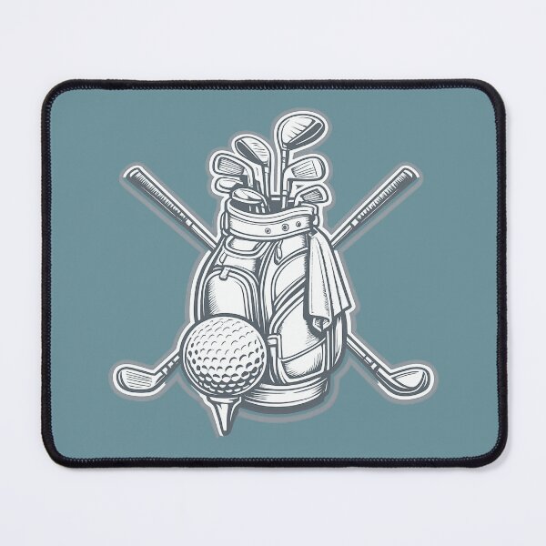 Item preview, Vintage Golf Bag & Clubs Design designed and sold by LunaPrintCo.