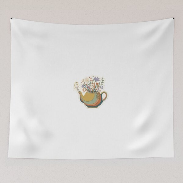 Item preview, Enchanted Floral Teapot designed and sold by belajarubic.