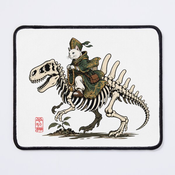 Item preview, Bone Rider Cats: The Monk (Clean Design Version) designed and sold by neko-lyric.