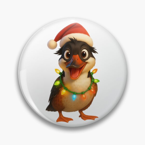 Item preview, Christmas Merganser Duck designed and sold by Sillytoe.