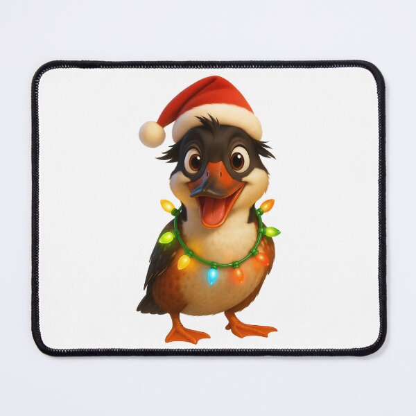 Item preview, Christmas Merganser Duck designed and sold by Sillytoe.