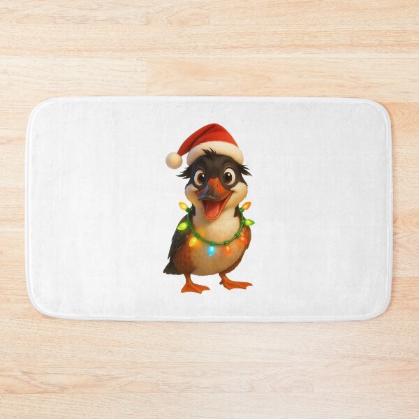 Item preview, Christmas Merganser Duck designed and sold by Sillytoe.