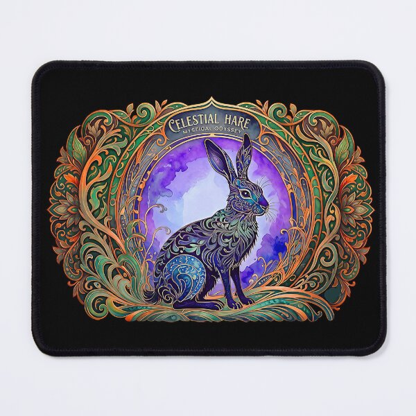 Item preview, Celestial Hare with Retro Vibe designed and sold by LaRoach Digital Arts.