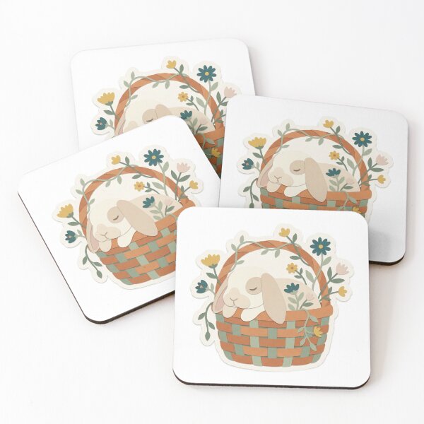 Item preview, Nestled Lop-Eared Rabbit designed and sold by belajarubic.