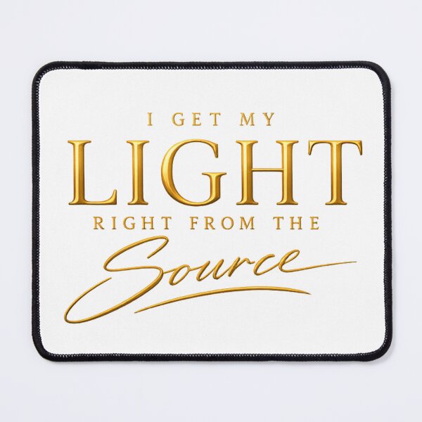 Item preview, "I Get My Light Right From The Source" – Justin Bieber Quote Typography Poster designed and sold by PeacefulHShop.