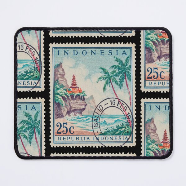 Item preview, Bali Indonesia Coastal Postage Stamp Travel Sticker designed and sold by stickercuffs.
